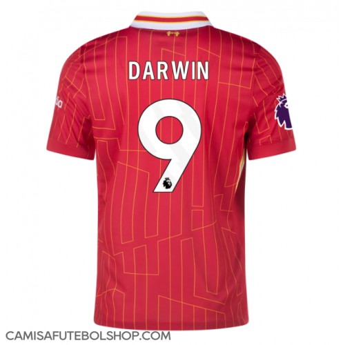 Camisa de time de futebol Liverpool Darwin Nunez #9 Replicas 1º Equipamento 2024-25 Manga Curta